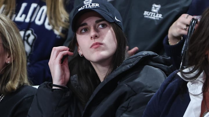 Indiana Fever guard Caitlin Clark at Carnesecca Arena. M