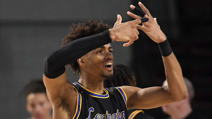 The Byrnes Rebels played Lexington Wildcats in the high school boys' Class AAAAA State Championship game in South Carolina The Byrnes Rebels played Lexington Wildcats in the high school boys' Class AAAAA State Championship game in South Carolina