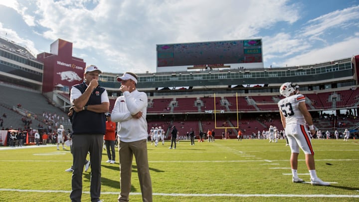 Gus Malzahn was granted an interview with the Arkansas Razorbacks for their open head coaching position