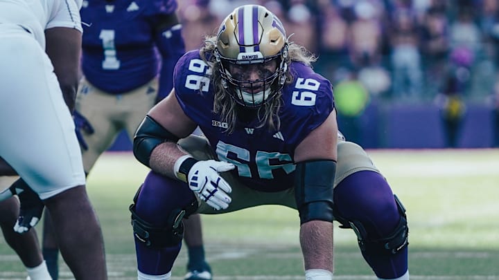 Landen Hatchett plays offensive guard and center for the UW.