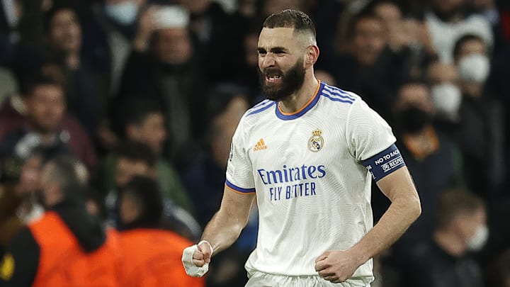 Karim Benzema en Ligue des Champions.