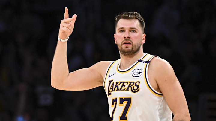 Los Angeles Lakers guard Luka Doncic on Mar 22, 2025.