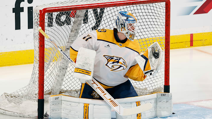 The Colorado Avalanche have acquired Scott Wedgewood from the Nashville Predators to serve as Alexandar Georgiev's backup.