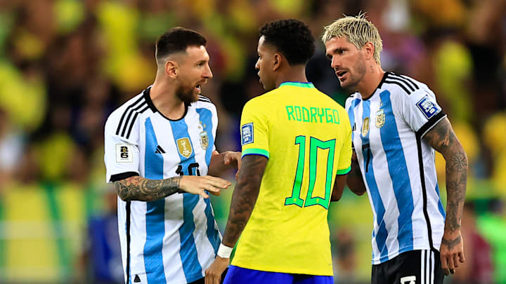 Lionel Messi et Rodrygo ont eu une grosse altercation verbale