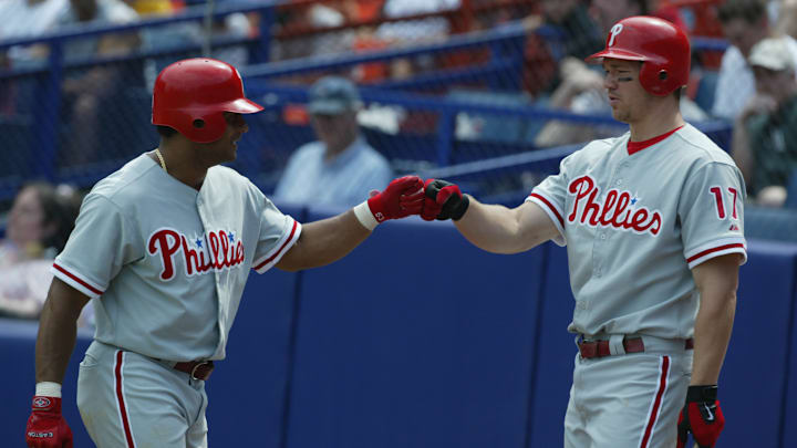 Bob Abreu y Scott Rolen jugaron juntos durante cinco campañas en los Filis