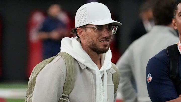 Miami Dolphins head coach Mike McDaniel looks on during UGA Footballs Pro Day in Athens, Ga., on Wednesday, March 12, 2025. Miami Dolphins head coach Mike McDaniel looks on during UGA Footballs Pro Day in Athens, Ga., on Wednesday, March 12, 2025.