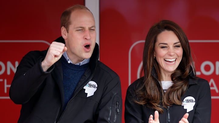The Duke & Duchess Of Cambridge And Prince Harry Attend The Virgin Money London Marathon
