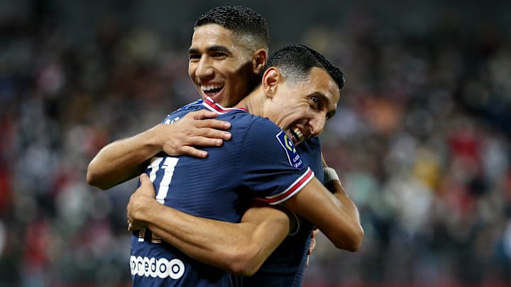 Di María y Achraf, pasado madridista