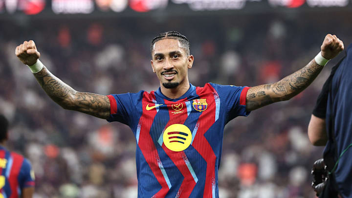 Raphinha a motivé le vestiaire du Barça.