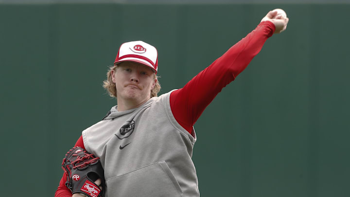 Cincinnati Reds pitcher Andrew Abbott