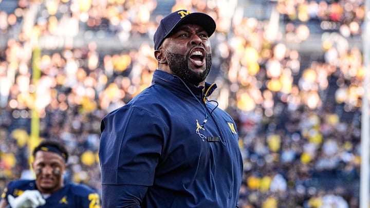 Sherrone Moore will coach Michigan against Oklahoma then serve a two-game suspension.