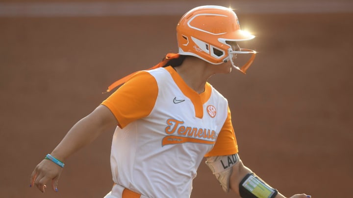 Former Tennessee softball catcher Sophia Nugent signed a pro contract with the Florida Vibe of the Professional Softball League. r