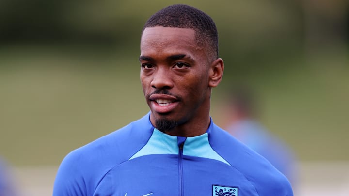 Toney faced the media following his maiden England call-up