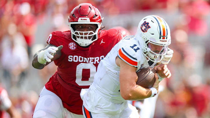 OU defensive lineman David Stone, a sophomore, continues to grow his role among one of the best position groups for the Sooners so far this season.