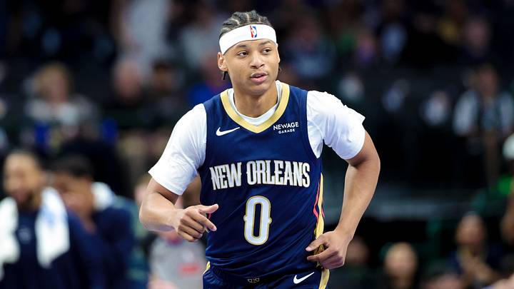 Oct 14, 2026; Dallas, Texas, USA; New Orleans Pelicans guard Jeremiah Fears (0) reacts during the first quarter against the Dallas Mavericks at American Airlines Center. Mandatory Credit: Kevin Jairaj-Imagn Images Oct 14, 2026; Dallas, Texas, USA; New Orleans Pelicans guard Jeremiah Fears (0) reacts during the first quarter against the Dallas Mavericks at American Airlines Center. Mandatory Credit: Kevin Jairaj-Imagn Images