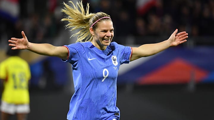 Eugénie Le Sommer a fait un retour remarqué avec les Bleues.