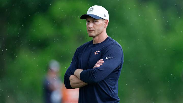 Chicago Bears head coach Ben Johnson looks on during Minicamp at Halas Hall. Mandatory Credit: Kamil Krzaczynski-Imagn Images Chicago Bears head coach Ben Johnson looks on during Minicamp at Halas Hall. Mandatory Credit: Kamil Krzaczynski-Imagn Images