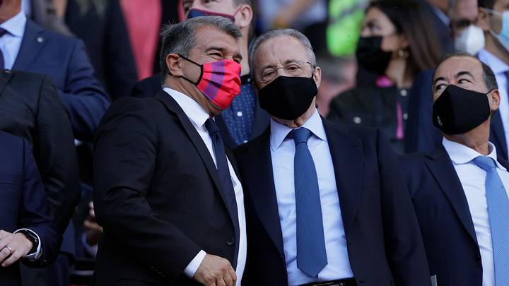 Florentino Perez y Joan Laporta, FC Barcelona vs Real Madrid 