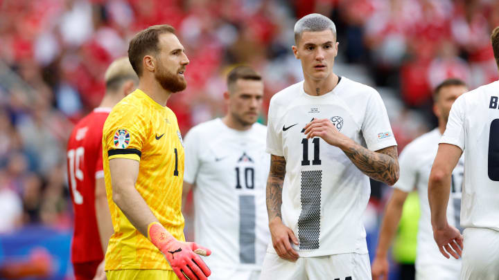 Jan Oblak und Benjamin Sesko