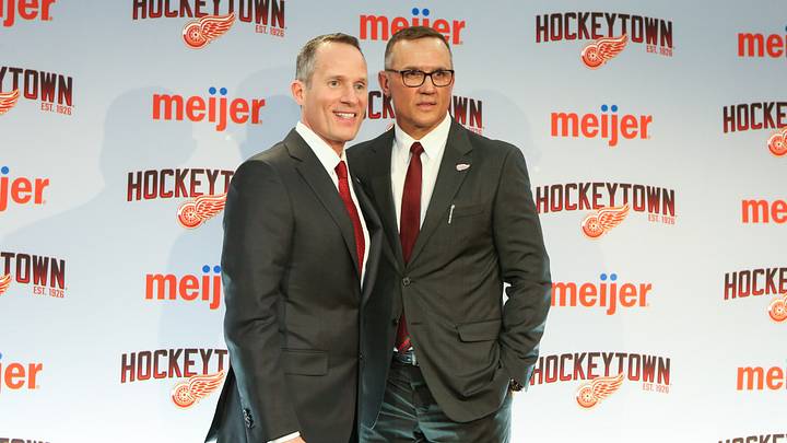 NHL: APR 19 Red Wings Introduce Steve Yzerman as New General Manager