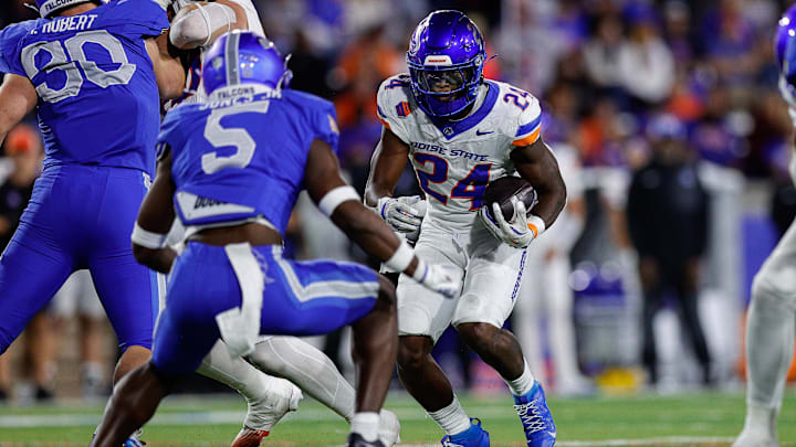 Boise State Broncos running back Dylan Riley.