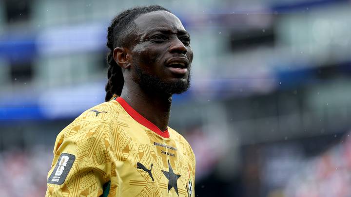 Gideon Mensah ist mit Ghana bei der WM aktiv Gideon Mensah ist mit Ghana bei der WM aktiv