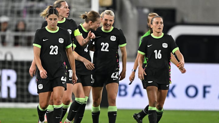 Die Spielerinnen der australischen Frauennationalelf Die Spielerinnen der australischen Frauennationalelf