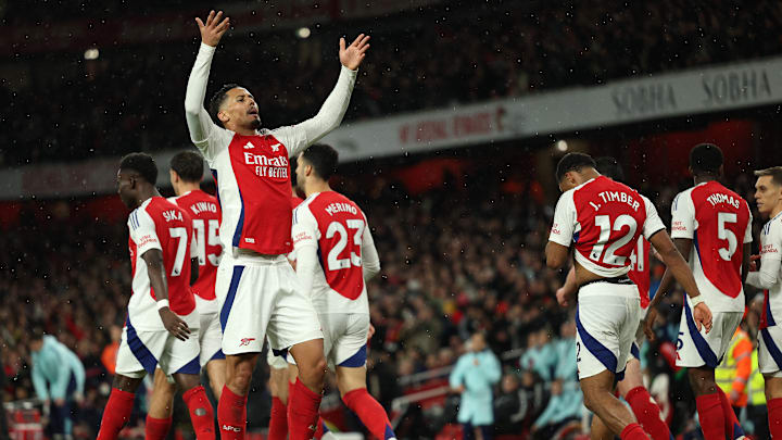 The Gunners won 2-0 on Wednesday evening