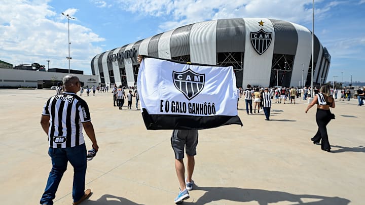 Arena MRV, nova casa do Atlético-MG, recebe a partida contra o Santos