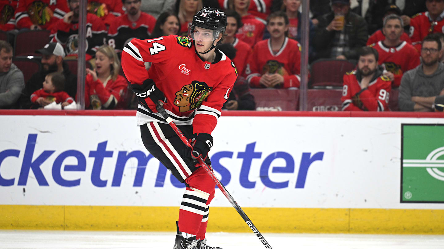 Kevin Korchinski’s absence from the Blackhawks is noticeable Kevin Korchinski’s absence from the Blackhawks is noticeable