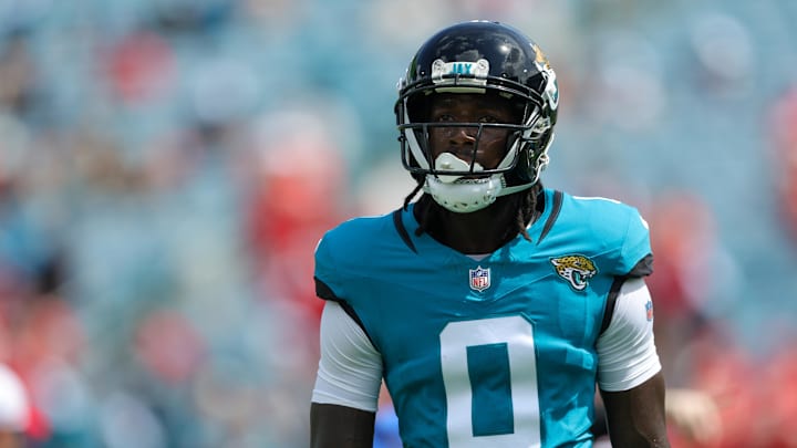 Sep 17, 2023; Jacksonville, Florida, USA; Jacksonville Jaguars wide receiver Calvin Ridley (0) Sep 17, 2023; Jacksonville, Florida, USA; Jacksonville Jaguars wide receiver Calvin Ridley (0)