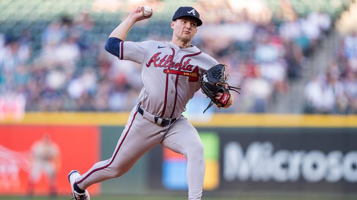 May 4, 2026; Seattle, Washington, USA; Atlanta Braves starter JR Ritchie (60) delivers a pitch during the second inning against the Seattle Mariners at T-Mobile Park. Mandatory Credit: Stephen Brashear-Imagn Images May 4, 2026; Seattle, Washington, USA; Atlanta Braves starter JR Ritchie (60) delivers a pitch during the second inning against the Seattle Mariners at T-Mobile Park. Mandatory Credit: Stephen Brashear-Imagn Images