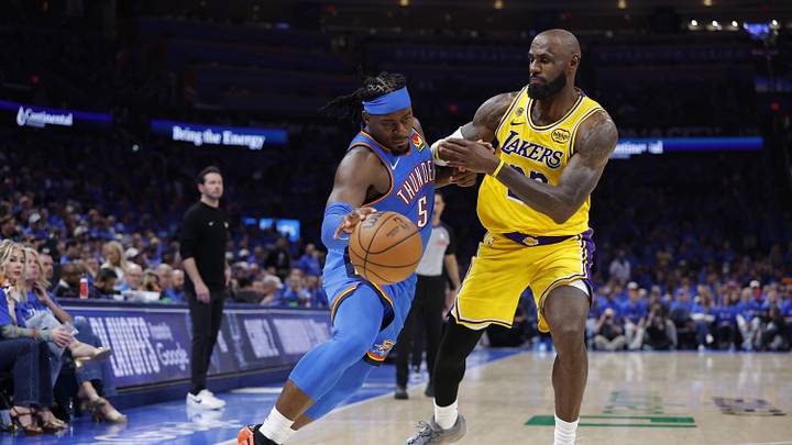 El Oklahoma City Thunder buscará ponerse 2-0 ante Los Angeles Lakers de LeBron James 