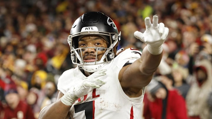 Atlanta Falcons running back Bijan Robinson is on the shortlist for offensive player of the year consideration. 