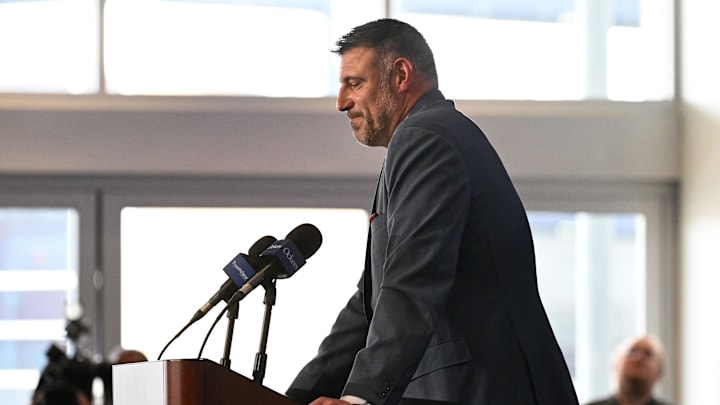Vrabel was named the Patriots' 16th head coach in franchise history on Monday.