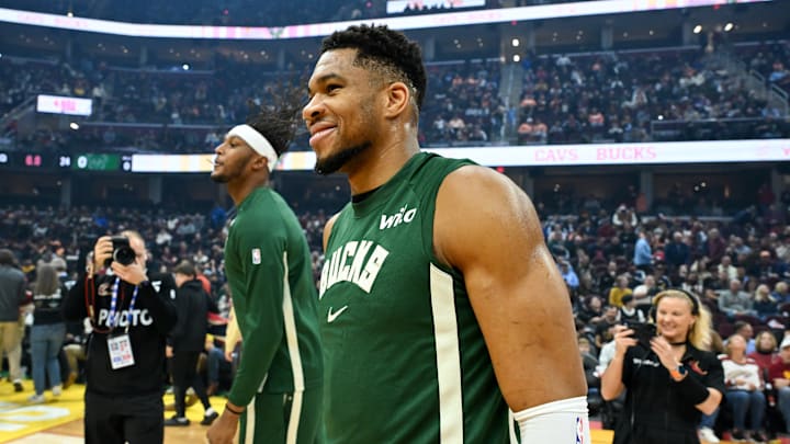 Milwaukee Bucks v Cleveland Cavaliers Milwaukee Bucks v Cleveland Cavaliers