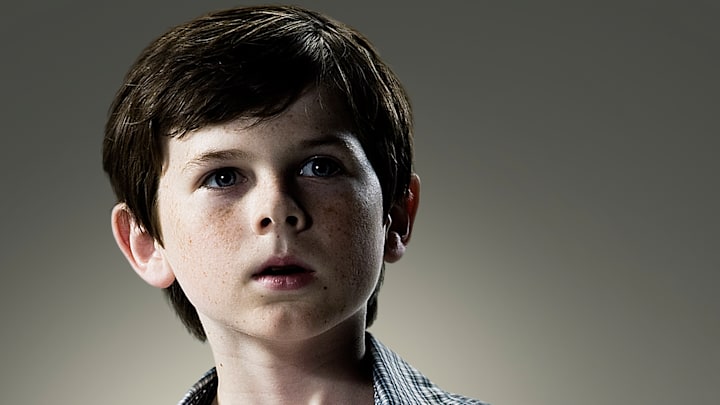 Carl Grimes (Chandler Riggs) - The Walking Dead _ Season 1 _ Gallery - Photo Credit: Frank Ockenfels 3/AMC
