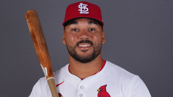 St. Louis Cardinals catcher Leonardo Berna