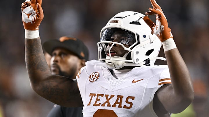 Texas Longhorns running back Jerrick Gibson (9) Texas Longhorns running back Jerrick Gibson (9)