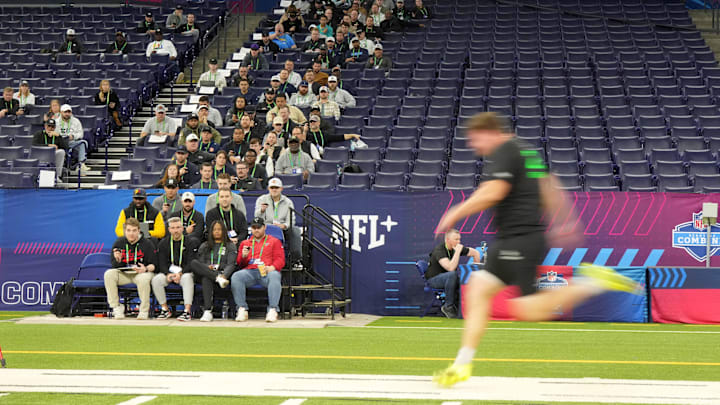 North Dakota offensive lineman Grey Zabel blows away the NFL Combine North Dakota offensive lineman Grey Zabel blows away the NFL Combine