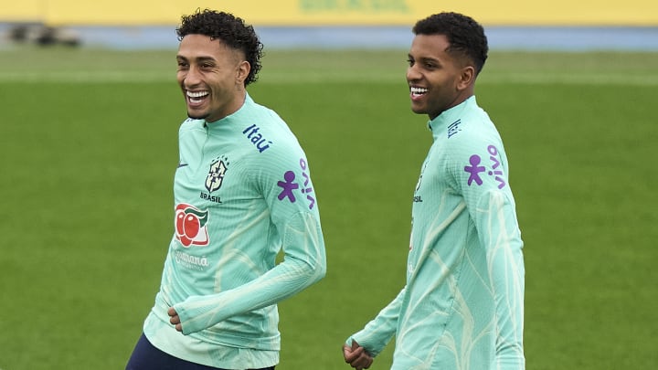 Brazil Training And Press Conference