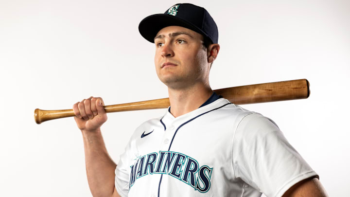 Seattle Mariners infielder Ben Williamson poses for a portrait during media day Feb. 20 at Peoria Sports Complex.