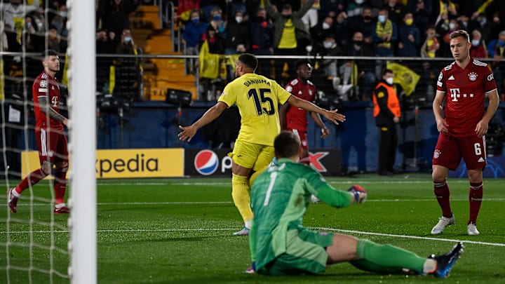 Arnaut Danjuma marcó por el Villarreal ante el Bayern Múnich 