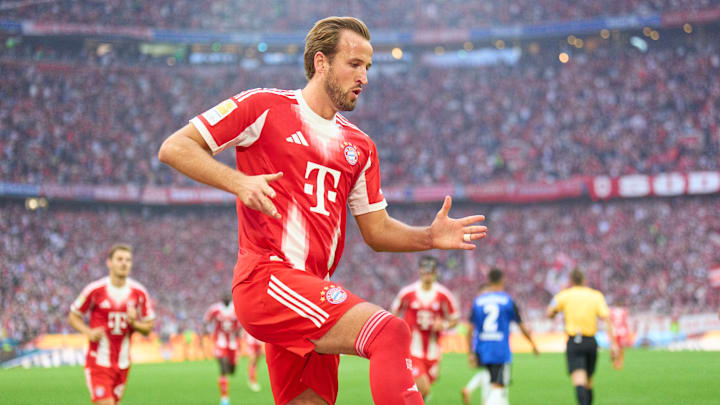 Harry Kane marcou dois e Bayern ganhou a quinta seguida