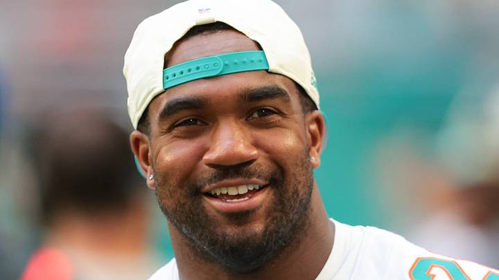 Miami Dolphins linebacker Tyrel Dodson Miami Dolphins linebacker Tyrel Dodson