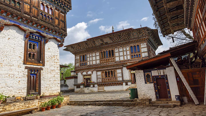 Ogyen Choling Palace and Museum, Bumthang, Ogyen Choling, Bhutan...