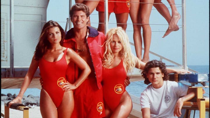 9/95/ THE CAST OF "BAYWATCH"