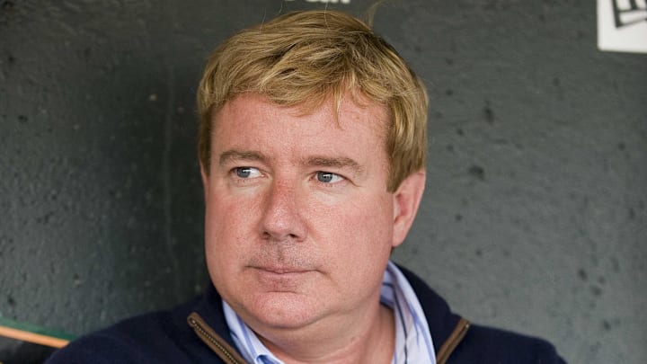 Jul. 22, 2008; San Francisco, CA, USA; Washington Nationals general manager Jim Bowden before the game against the San Francisco Giants at AT&T Park in San Francisco, CA. Mandatory Credit: Kyle Terada-Imagn Images Jul. 22, 2008; San Francisco, CA, USA; Washington Nationals general manager Jim Bowden before the game against the San Francisco Giants at AT&T Park in San Francisco, CA. Mandatory Credit: Kyle Terada-Imagn Images