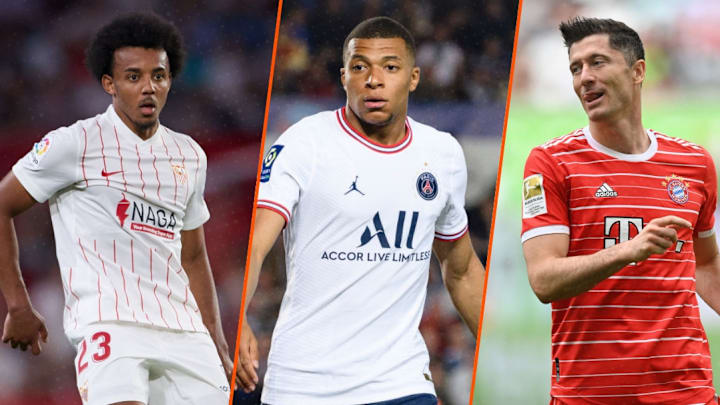 Koundé, Mbappé, Lewandowski