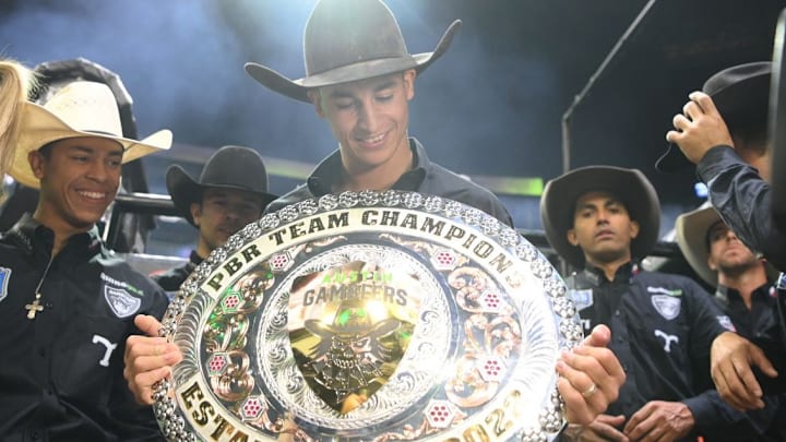 Austin Gamblers celebrating team win